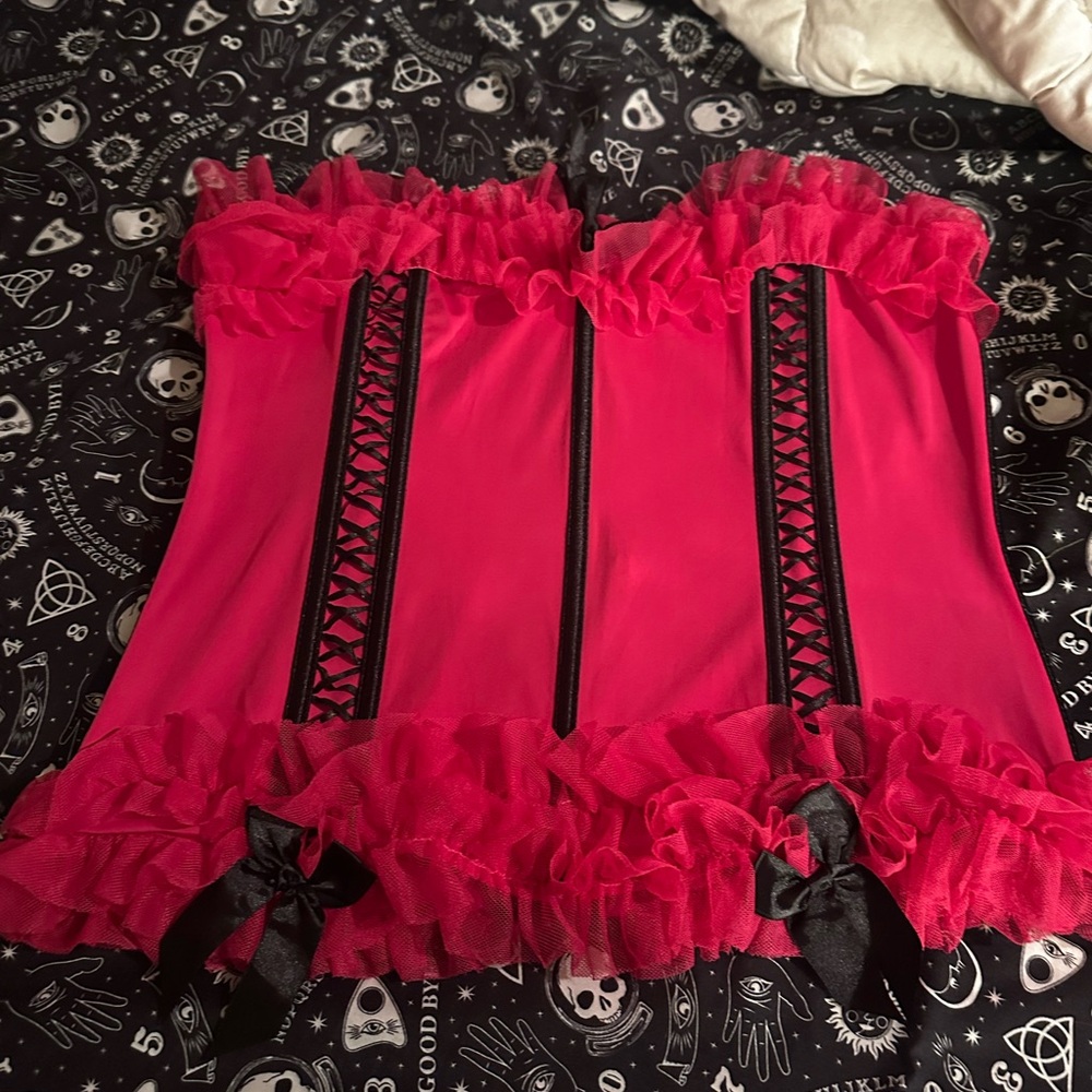 Seven til Midnight Hot pink corset